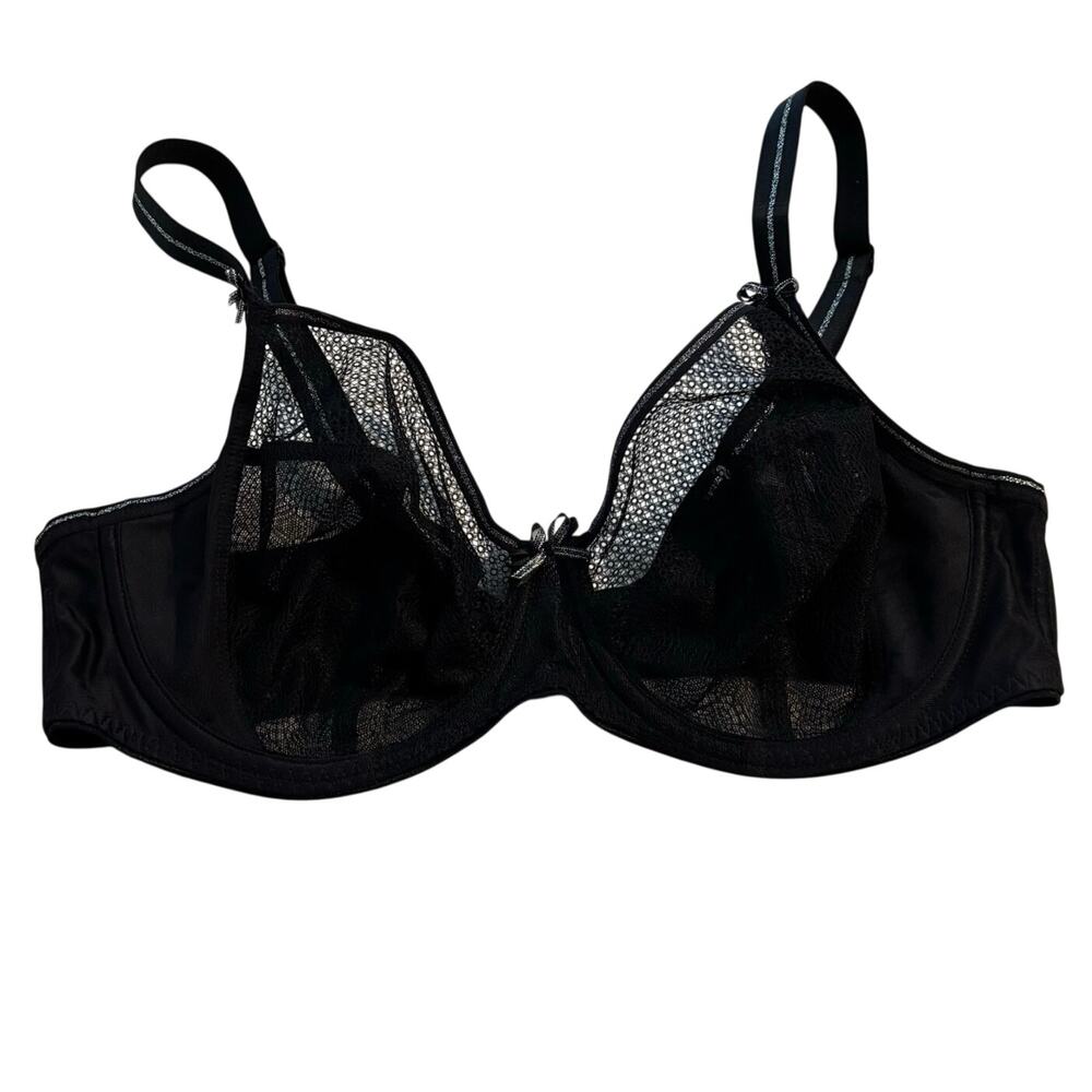 Freya Size 36DD Hero Underwire Side Support Bra Black AA1841